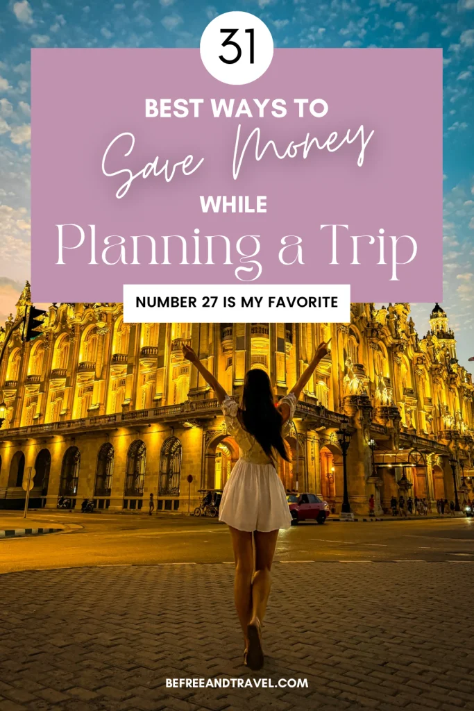 Save money on travel 