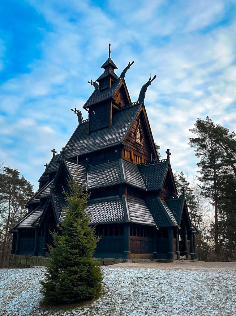 The Stave Church at The Norwegian Museum of Cultural History