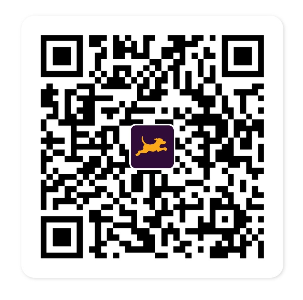 QR code for signing up for Fetch to get 1000 bonus points