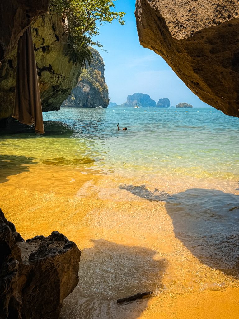 Hidden cove after Phra Nang Beach